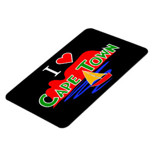 I Love Cape Town Table Mountain Large Flexi Magnet