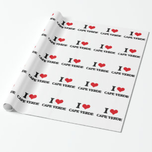 I Love Cape Verde Wrapping Paper