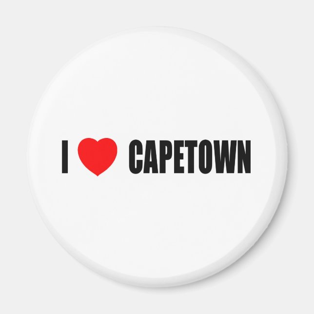 I Love Capetown Magnet (Front)