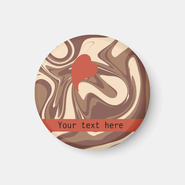 I love cappuccino custom   magnet (Front)