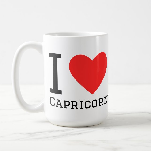 I love Capricorn  Coffee Mug (Left)