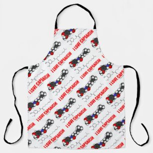 I Love Capsaicin Chilli Pepper Chemical Molecule Apron