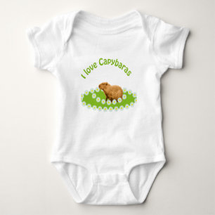 I love Capybaras Baby Bodysuit
