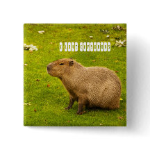 I love Capybaras Button
