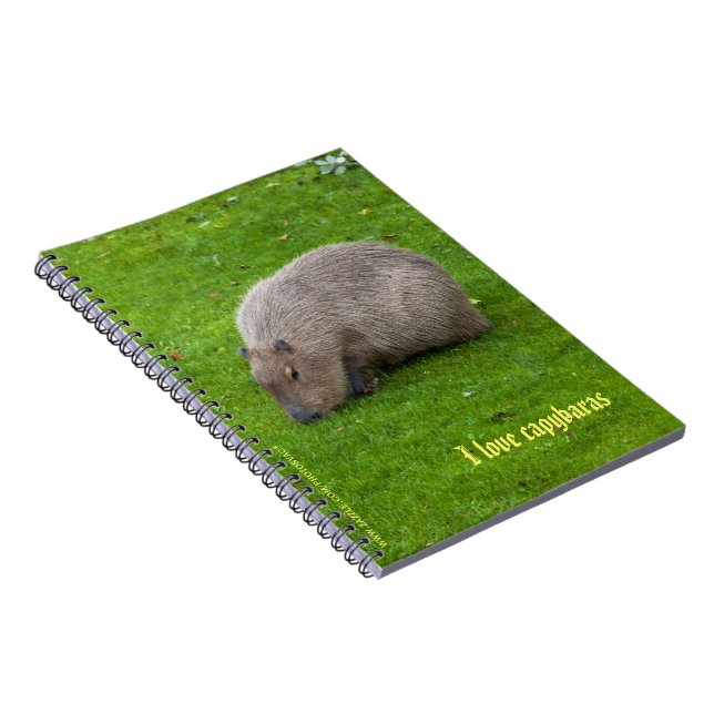 I love capybaras Notebook (Right Side)