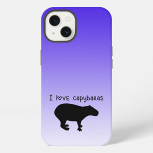 I Love Capybaras Purple Case-Mate iPhone Case