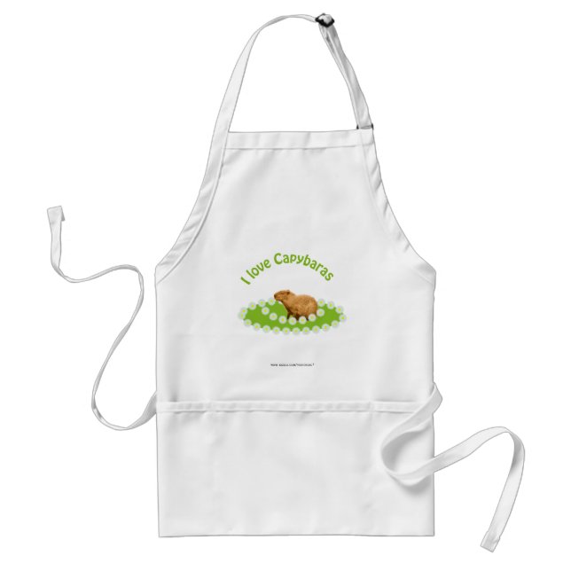 I love Capybaras Standard Apron (Front)