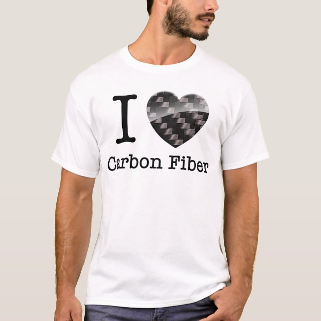 I Love Carbon Fibre T-Shirt (Front)