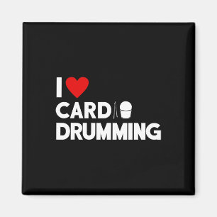I Love Cardio Drumming Gym Fitness Cl Workout  Magnet