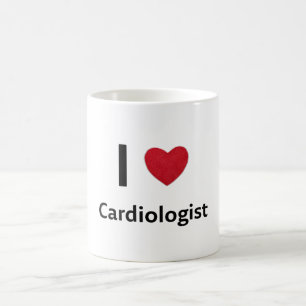 I love cardiologist  coffee mug