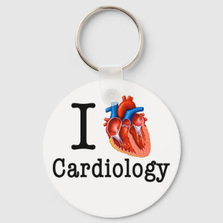 I love Cardiology Key Ring