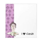 I Love Cards Notepad