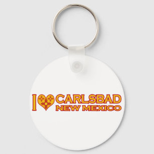 I Love Carlsbad, NM Key Ring