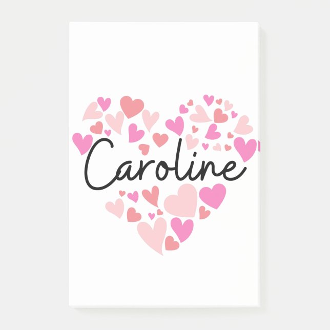 I love Caroline Post-it Notes (Front)