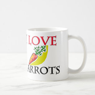 I Love Carrots Coffee Mug