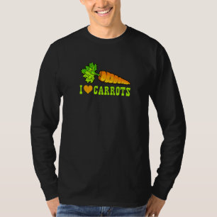 I Love Carrots  Vegetable T-Shirt