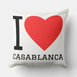 I love Casablanca  Cushion