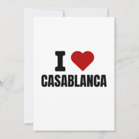 I love casablanca - I heart casablanca morocco