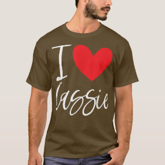 I Love Cassie Name Personalised Girl Woman BFF Fri T-Shirt
