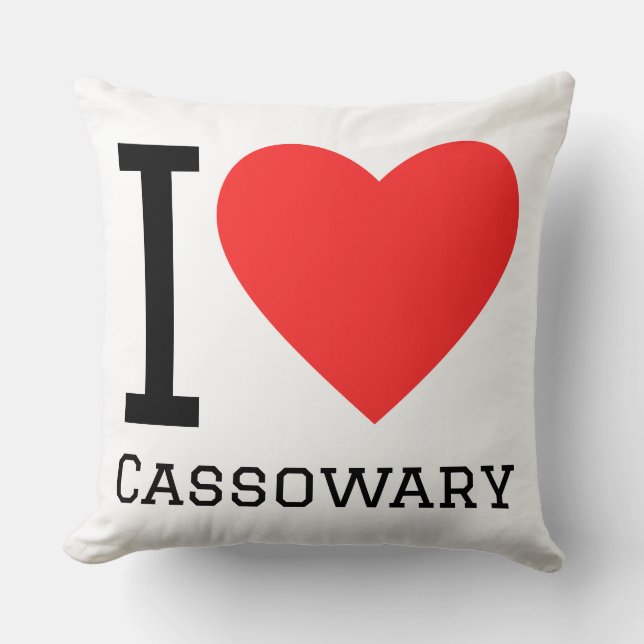 I love cassowary cushion (Front)
