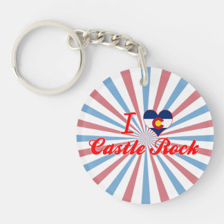 I Love Castle Rock, Colorado Key Ring