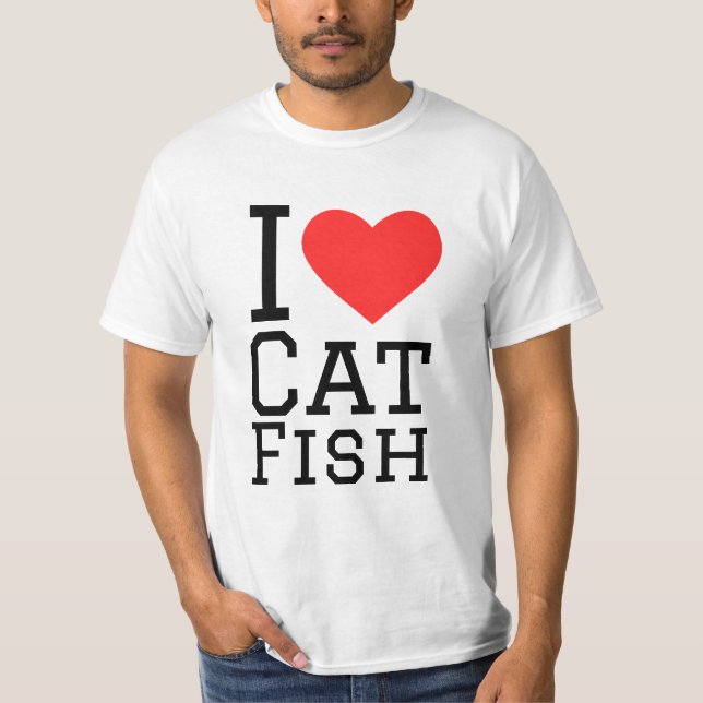 I love cat fish T-Shirt (Front)