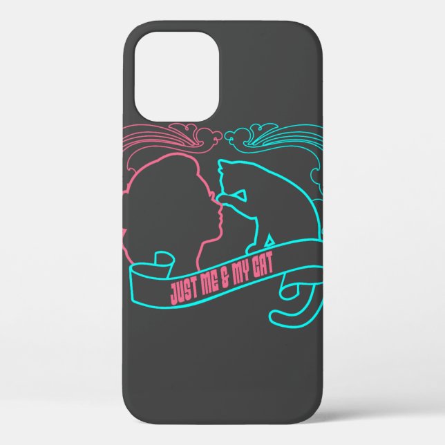 i love cat, just me and my cat    Case-Mate iPhone case (Back)