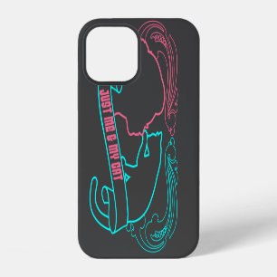 i love cat, just me and my cat   iPhone 12 case