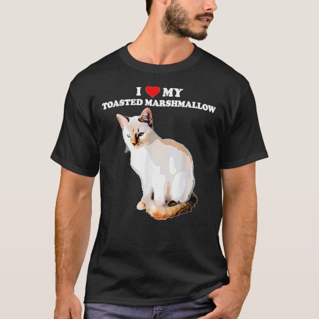 I Love Cat Kitten T-Shirt (Front)