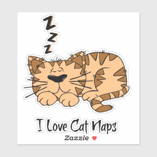 I Love Cat Naps (Sheet)