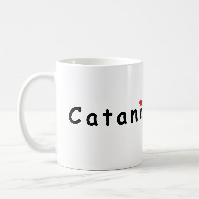 I love Catania Italy Coffee Mug (Left)