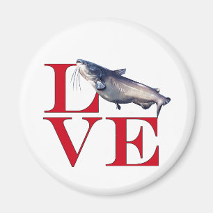 I Love Catfish Magnet