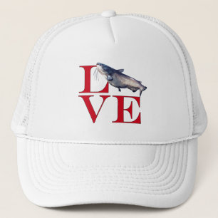 I Love Catfish Trucker Hat
