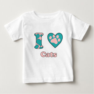 I love Cats Baby T-Shirt
