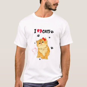 I Love Cats, I Love Kittens, I'm A Cat Lover T-Shirt