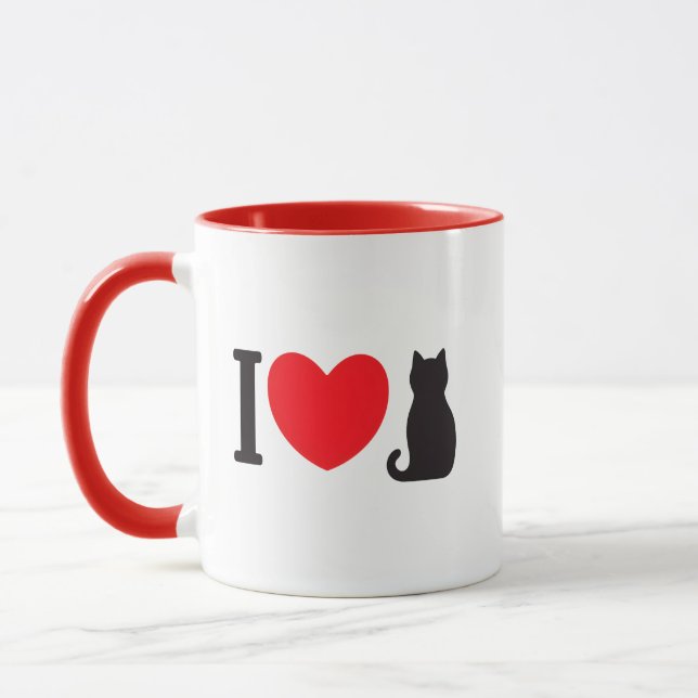 I Love Cats Mug (Left)