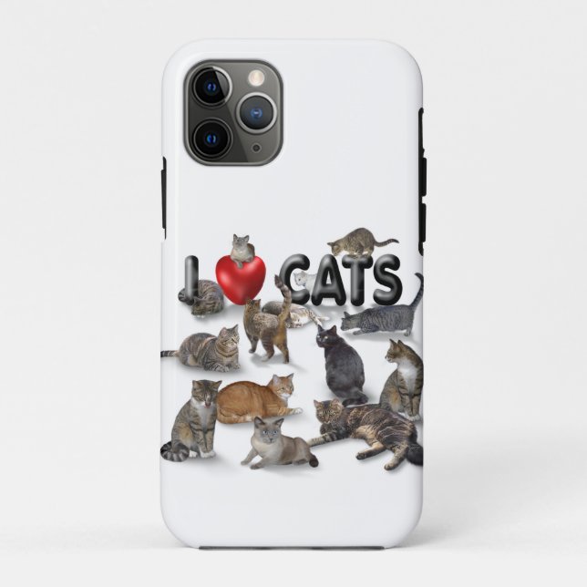 I love Cats 😻 Phone Case (Back)
