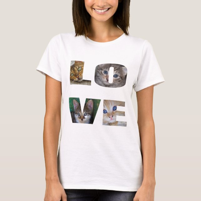 I Love Cats T-Shirt (Front)