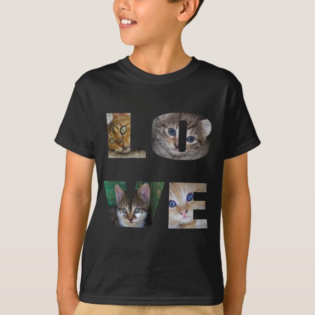 I Love Cats T-Shirt (Front)