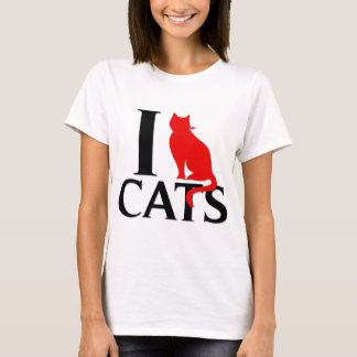 I Love Cats T-Shirt