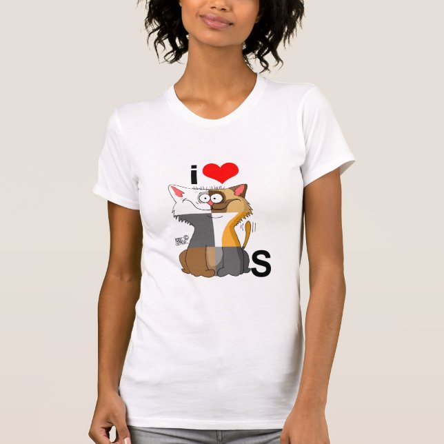 I Love Cats Tank Top (Front)