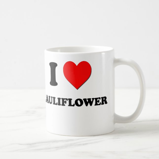 I love Cauliflower Coffee Mug (Right)