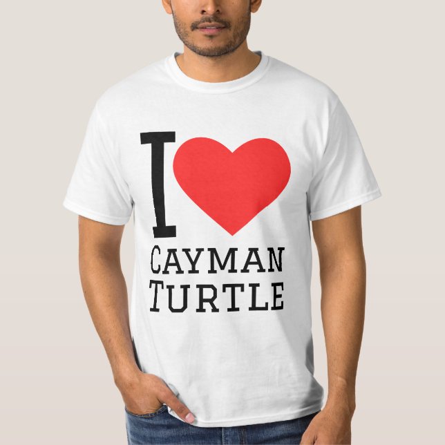 I love cayman turtle T-Shirt (Front)