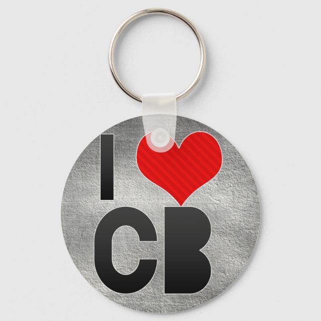 I Love CB Key Ring (Front)