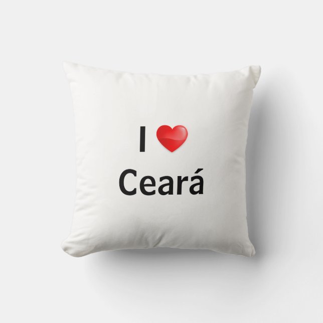 I love Ceará Cushion (Front)