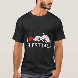 I Love Celestial Eye Goldfish Fancy Goldfish Aquar T-Shirt