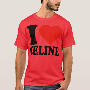 I Love CELINE Vintage Love Heart Valentines Day Gi T-Shirt