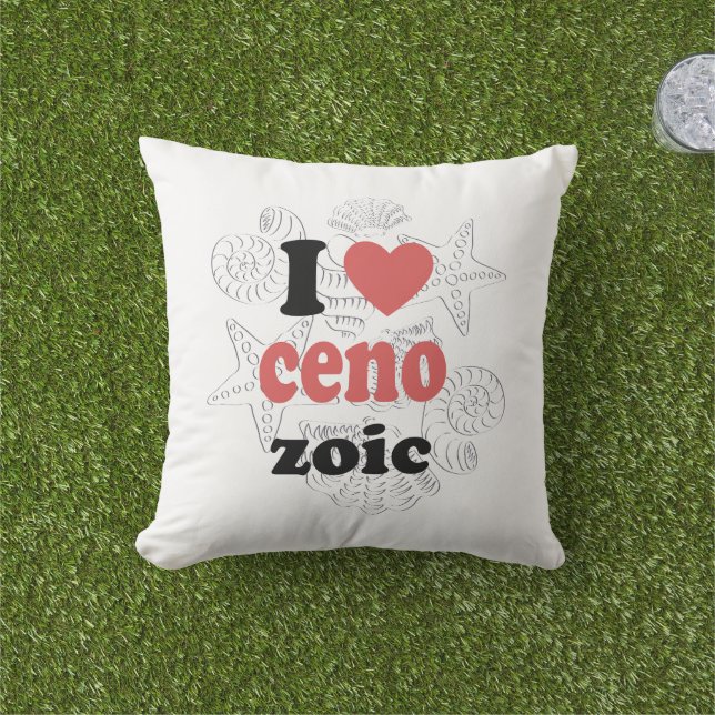 I love Cenozoic funny quote for scientists Cushion (Grass)