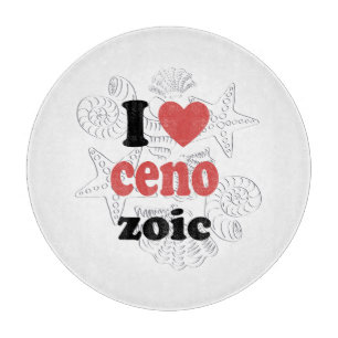 I love Cenozoic funny quote for scientists Cutting Board
