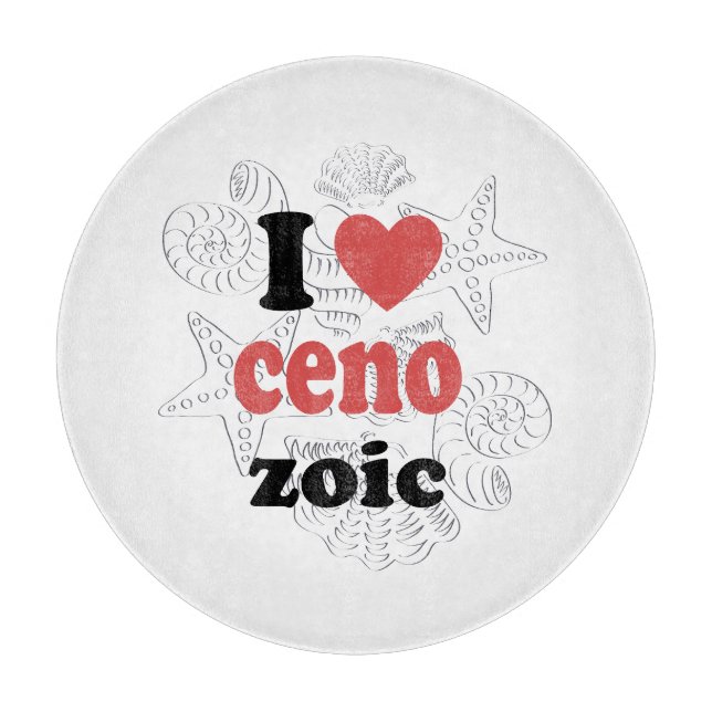 I love Cenozoic funny quote for scientists Cutting Board (Front)